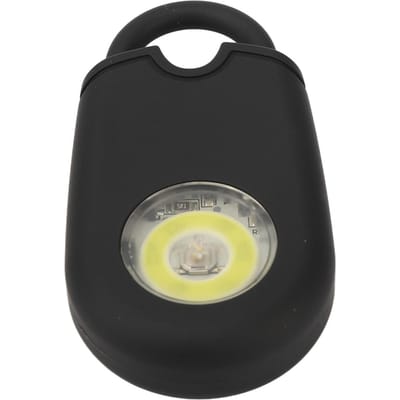 Persoonlijk Veiligheidsalarm Sleutelhanger Geluid Draagbare Zelfverdediging Sleutelhanger Veiligheidsalarm met LED-licht black