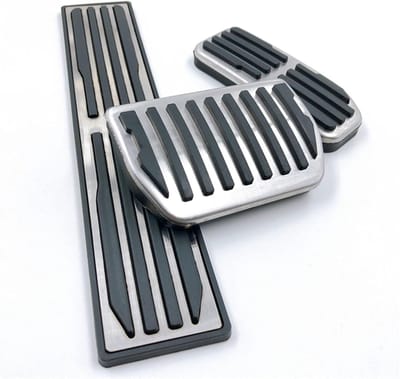 Pedaal Covers - Antislip Pedaal - Veiliger Rijden - Versterkte Wrijving - Set van 3 - Zwart