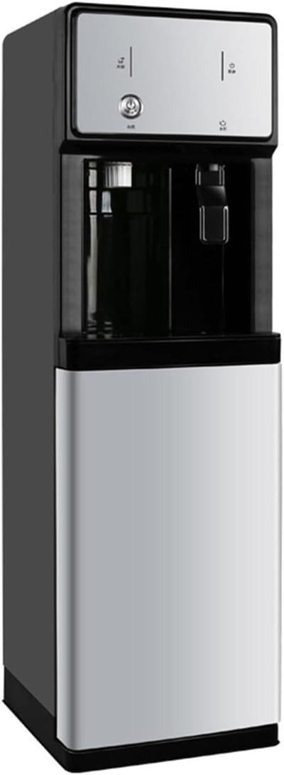 Waterdispenser Warm Koud - Drankkoeler Waterkoeler - Direct Drinken - Drie Temperatuurstanden - 105 cm Hoog - Zilver