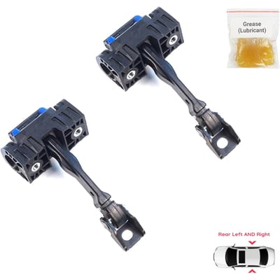 BDP1674-1 2 Pièces Charnière de Porte Arrière Double Cabine Crew Cab Stop de Porte Limiteur de Charnière pour VW Crafter MK2 e-Crafter MAN TGE e-TGE 2017-On 7CA839249A