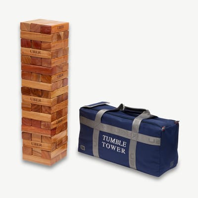 Hardhouten Stapeltoren - 16 KG - Gelakt - tot 120+ cm hoog - ECO Made in India - In luxe draagtas