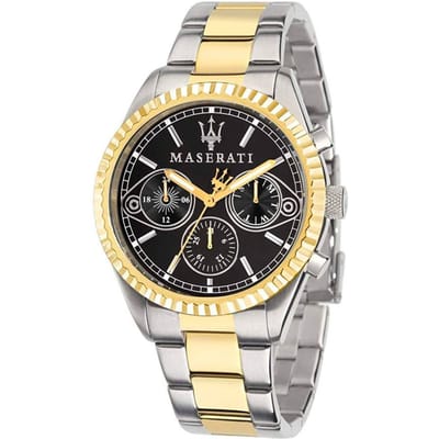 Maserati Competizione Blauw Metaal Heren Quartz Horloge R8853100016 blauw