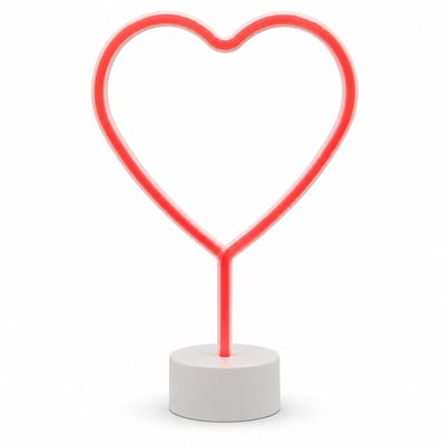 ZoeZo Neon LED lamp Hart - Neon verlichting - Neonlicht - Sfeerverlichting - Rood