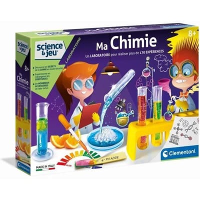 Clementoni - Science &amp; Jeu - Ma chimie - Réalise plus de 170 expériences sans danger - A partir de 8 ans