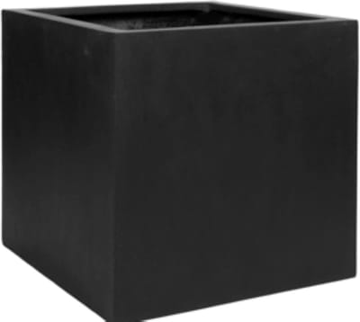 Pottery Pots - Plantenbak Block XL - L60cm x W60cm x H60cm - Indoor en Outdoor - Black