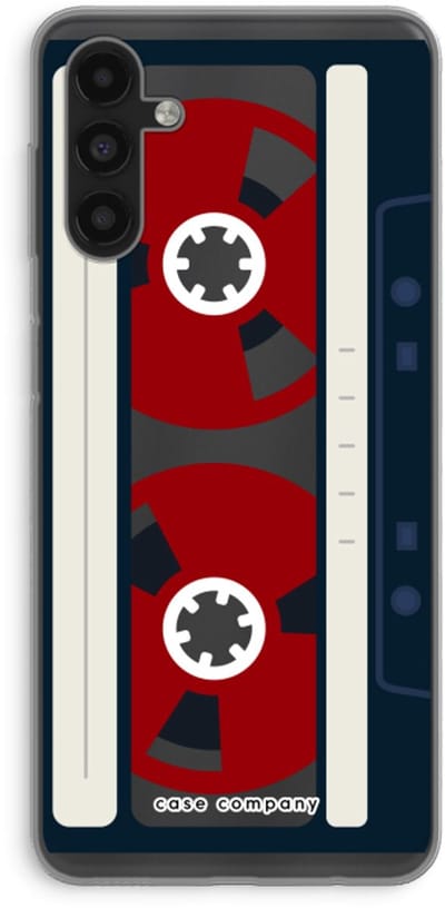 Case Company® - Hoesje geschikt voor Samsung Galaxy A04s hoesje - Here's your tape - Soft Cover Telefoonhoesje - Bescherming aan alle Kanten en Schermrand