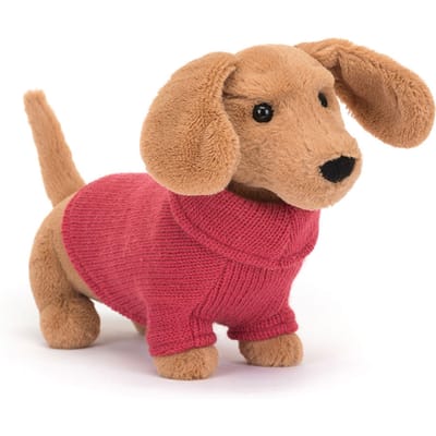 Jellycat knuffel Sweater Sausage Dog