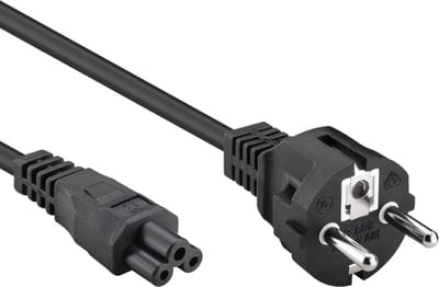 Pro Power Cable C5 (Mickey Mouse) - Black - Straight - 1 m
