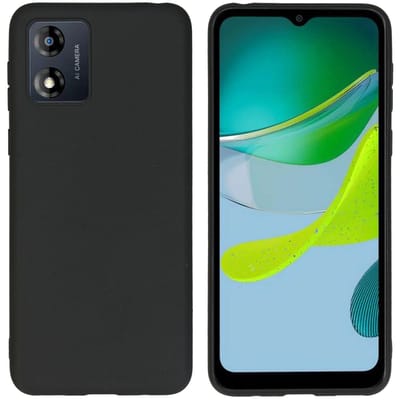 imoshion Hoesje - Geschikt voor Motorola Moto E13 - Color Backcover - Zwart