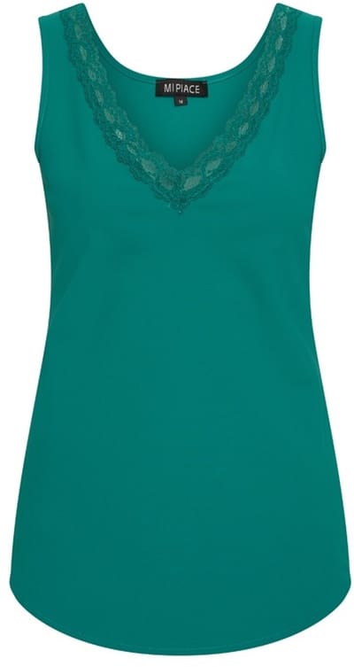 MI PIACE - Travel Top Met Kant 202129 Everglade - Maat : S