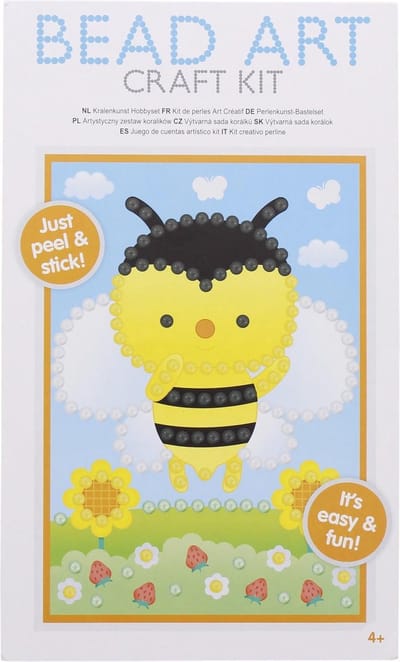 Craft Artist Diamond marja de bij Art Card Kits marja de bij geel 21 cm hoog - 14.5 cm lang