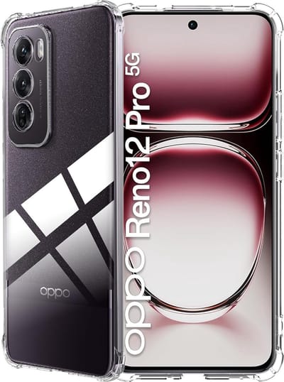 Geschikt voor Oppo Reno 12 Pro 5G - Anti-slip - Flexibel TPU Bumper Back Cover Hoesje - Transparant