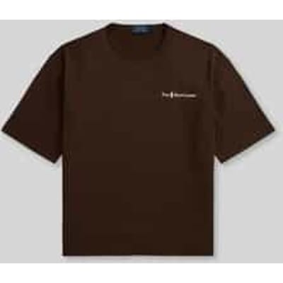 Regular fit T-shirt van puur katoen met logo-stitching