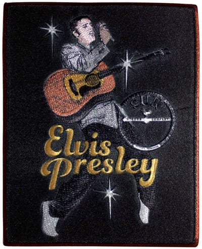 Elvis Presley - Elvis Mic Patch - Zwart