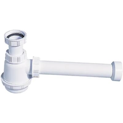 Wirquin Wastafelsifon Met Korte Beker Ø32mm Wit