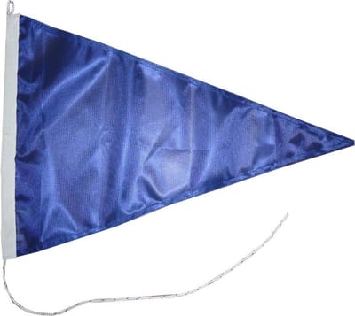 Blauwe puntvlag 30x45cm