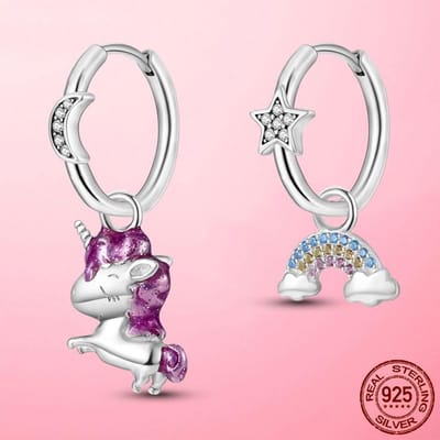 Hete 925 Zilveren Hoepeloorbellen Zilveren Voetafdruk Dolfijn Geometrische Hoepeloorbel voor Vrouwen Dames Mode Sieraden Maken Cadeau white