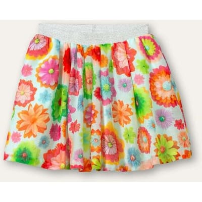 Oilily Sunday - rok - Meisjes - Blauw - 98/3T