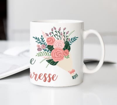 Mok Allerbeste Secretaresse - Secretaresse bureau - Cadeau - Afscheidcadeau - Mok Keramik - Wit