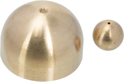 Koperen Bel - Deurbel Accessoire - Windgong Maken - Duurzaam Messing - 32 mm - Goud