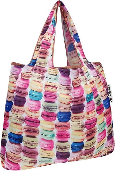 Kleine Opvouwbare Tas - Nylon Boodschappentas - Duurzaam Winkelen - Neemt weinig ruimte in - Tot 20 kg - Diverse Patronen