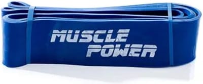 Muscle Power XL Power Band - Weertandsband - Blauw - Extra Heavy