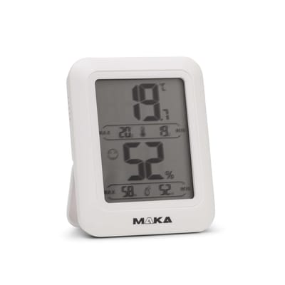 Digitale Hygrometer met Comfort Emoji - 180 Dagen Batterijduur - Hoge Nauwkeurigheid voor Interieur, Babykamer, Woonkamer en Kantoor