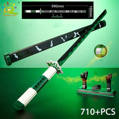 Samurai Zwaard Bouwstenen Ninja Blade Katana Japanse Anime Vlinder Nichirin Mes Stenen Kinderspeelgoed voor Volwassenen NO BOX