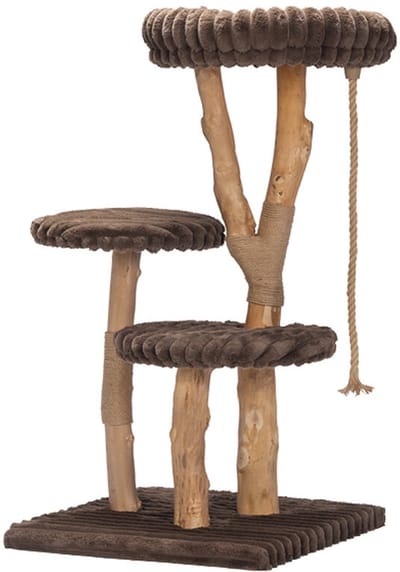 Designed By Lotte Raja - Krabpaal - Hout - Bruin - 60x60x114 cm