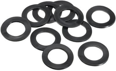 Rubber Flat Washers 40 Pack voor Waterdichtheid, 25mm ID, 39mm AD, 2.5mm Dikte - Ideaal voor Kraan, Slangen en Bevestigingsmiddelen