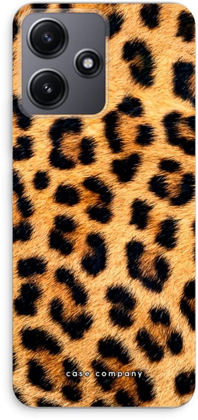 Case Company® - Hoesje geschikt voor Xiaomi Redmi 12 hoesje - Luipaard - Soft Cover Telefoonhoesje - Bescherming aan alle Kanten en Schermrand