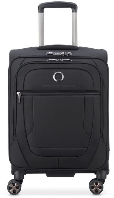 Delsey Helium DLX 55 cm Handbagagekoffer - Zwart