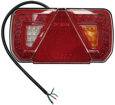Achterlicht combi 38 LED 252x133 mm - blister