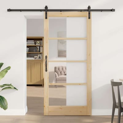vidaXL - Schuifdeur - ORKDAL - Naturel - 93 - x - 202 - cm