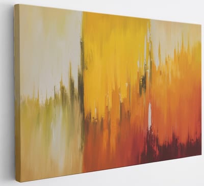 Saammp Canvas Schilderij - Vegen - Abstract - 30x20 - Foto op canvas - Wanddecoratie - Muurdecoratie Woonkamer - Slaapkamer decoratie - Canvas Print