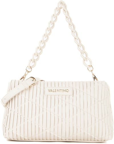 Valentino Clapham Re Shoulder Bag Ecru