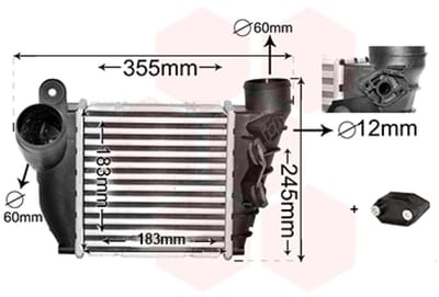 Van Wezel - INTERCOOLER VOOR SEAT LEON 1999-2004 1J0145803G