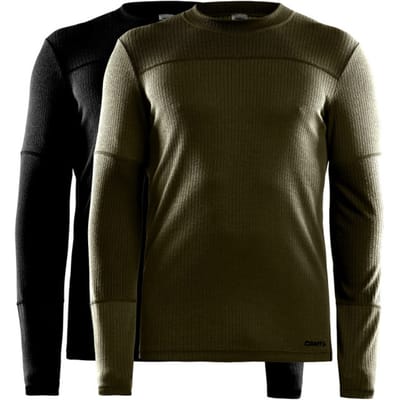 Craft - Maat L - CORE 2-pack Baselayer Thermoshirts Heren - Zwart