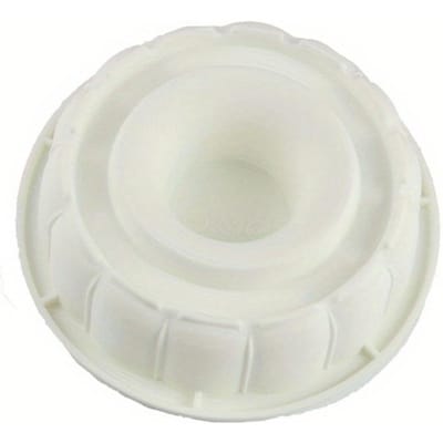 1 moule à gâteau en mousse couronne de fleurs en silicone - Moule à pâtisserie rond pour chiffon et pâtisseries, essentiel de cuisine blanc