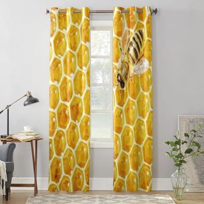 Bijenkorf Raambekleding Voor Woonkamer Luxe Slaapkamer Decor Gordijnen Keuken Raambekleding Gordijnen 135W x 60H(cm) x1