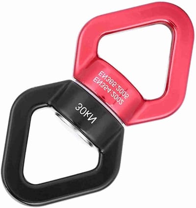 Multi Function Climbing Swivel met 30Kn Draagkracht - Veiligheid en Gemak voor Klimsport en Outdoor Activiteiten