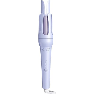 Volautomatische Krultang 32MM Grote Golf Koreaanse Stijl Grote Krul Lui God Gereedschap voor Anti-verbranding, Langdurige Styling en Geen Haarverstopping white