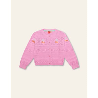 Oilily Vruity Vest- maat140/10yr Fuchsia Roze