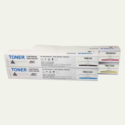ABC huismerk Set 4x Toner geschikt voor Develop TN-324 geschikt voor Ineo+ Ineo + 258 308 368