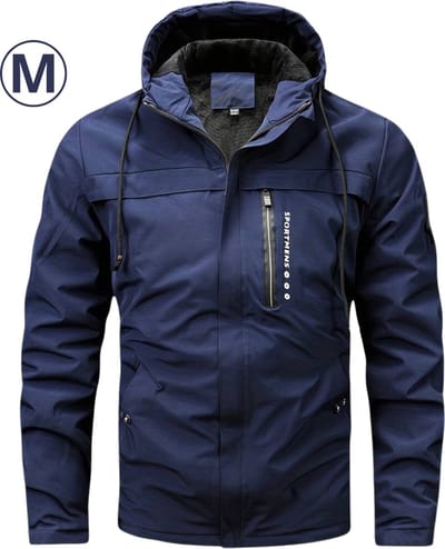 Nivard Parka Heren Winterjas - Heren - Winter - Jas - Volwassen - Blauw - Maat M