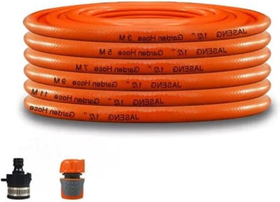 Hogedrukslang - Waterslang Tuinslang - Tuin Bewateren - Lekvrije Knikvrije Slang - 25 m 1/2" - Oranje