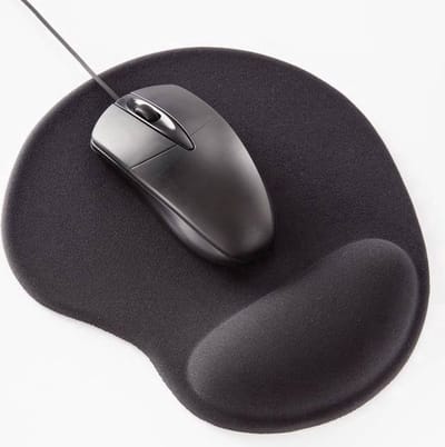 *** Muismat Comfort Black - Pols Ondersteuning - Muismat - van Heble® ***