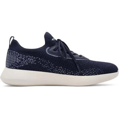 Tamaris dames sneaker 1-23715-46 805 dames lage veganistische blauwe sneaker