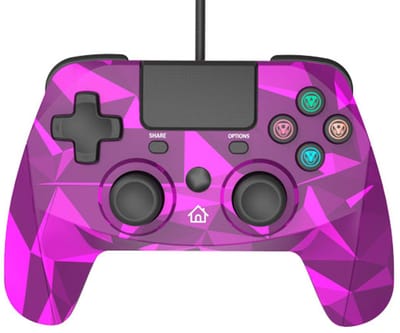 Snakebyte GAME:PAD 4 s (BUBBLEGUM CAMO) - Wired Controller - Sony PlayStation 4
