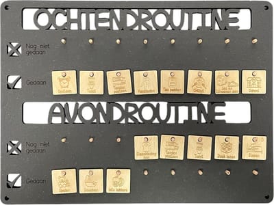 Dagplanner - Dagplanner kind - Dag planner - Dagplanner kind pictogrammen - Dagplanner organizer - Dagplanners - Planbord - Planbord kind - Autisme hulpmiddelen - Autisme speelgoed - Autisme kinderen - Planbord kinderen